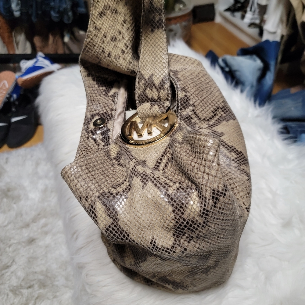 Michael Kors Fulton Python Women's Shoulder Bag